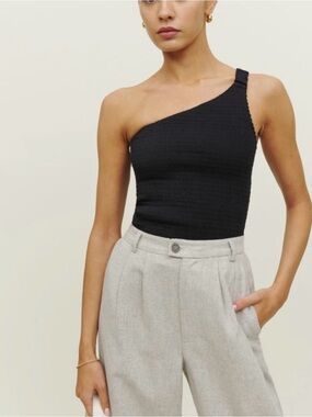 Reformation HOLLY Linen Top